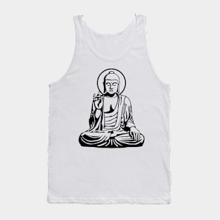 Young Buddha (black) Tank Top